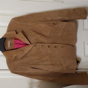 i.e Soft Brown/Tan Leather Blazer Jacket Size XL